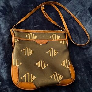 SOLD-Vintage Leather Ralph Lauren crossbody bag